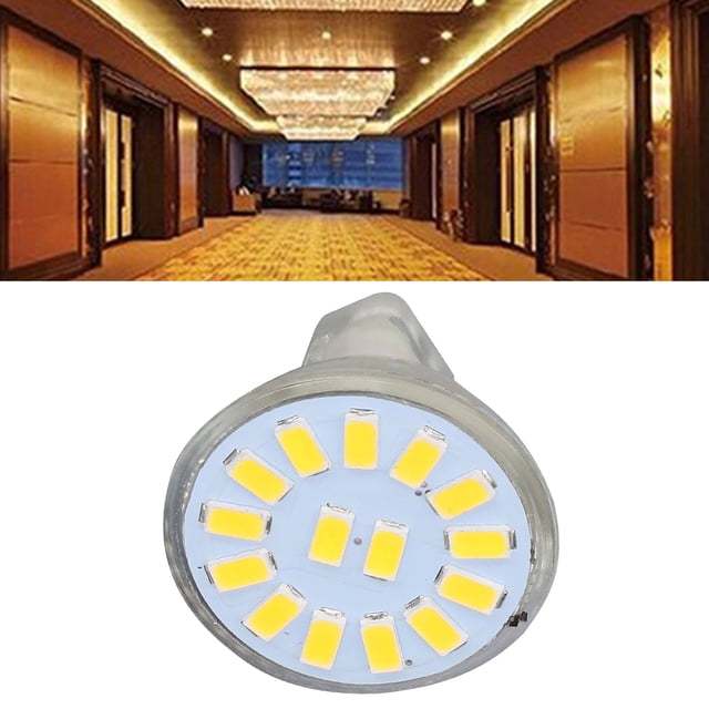 Down 4PCS 15LED MR11 Light Bulb 5W 500LM Double Pin Base Landscape Spot Light Bulb for Living Room