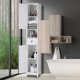 thumbnail image 2 of Yeshouse Armario de baño alto y estrecho, 160 cm (66,9"), pequeño armario de almacenamiento para baños y espacios reducidos | Organizador independiente resistente al agua para baño, cocina y pasillo, 2 of 7