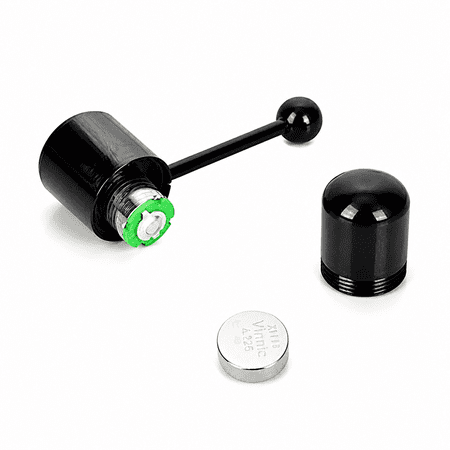 AURENIX 1Pc Cool Vibrating Barbell Tongue Rings Bars Piercing Stainless Steel Body Jewelry