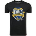 thumbnail image 2 of Men's Sportiqe Black Golden State Warriors 2022 NBA Finals Crest Comfy T-Shirt, 2 of 3