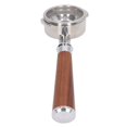 thumbnail image 1 of Detachable Stainless Steel Bottomless Coffee Portafilter Handle 58mm Replacement Handle For Coffee Portafilters Stainless Steel Detachable Bottomless 3 Ears Portafilter, 1 of 8