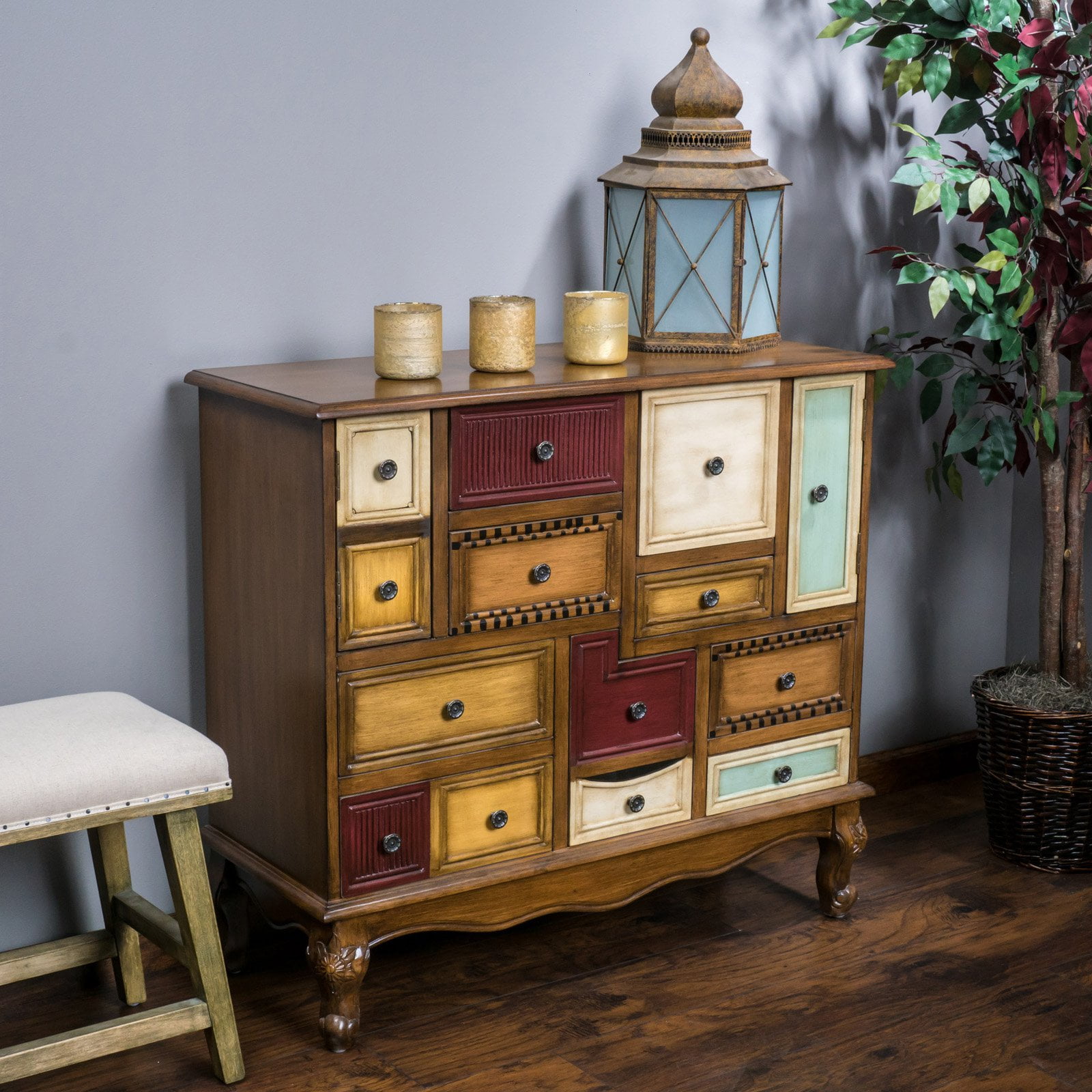 Everest 9 Drawer And 2 Door Cabinet