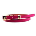thumbnail image 1 of POINTERTECK Ceinture Fine pour Femmes en Similicuir Couleur Bonbon avec Boucle, Ceinture Mince, Ceinture à Ceinture, 1 of 10