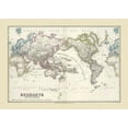 thumbnail image 2 of Weimar 18x14 Gold Ornate Wood Framed with Double Matting Museum Art Print Titled - Mercator Projection - Weimar 1853, 2 of 4