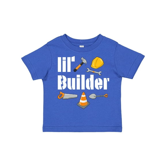 Inktastic Lil Builder Future Construction Worker Boys or Girls Toddler T-Shirt