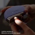 thumbnail image 3 of Electric Automatic Nail Clipper with Light Rechargeable Fingernail Trimmer Nail Clipper for Smooth And Safe Manicures, 3 of 10