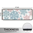 thumbnail image 5 of Kitchen Rugs Sets Of 2,Blue and Pink Christmas Snowflake Pattern Anti Fatigue Kitchen Mat Rugs Non Slip Washable,Decorative Kitchen Floor Mats for Kitchen,Sink,Laundry,17"x47"+17"x47", 5 of 5