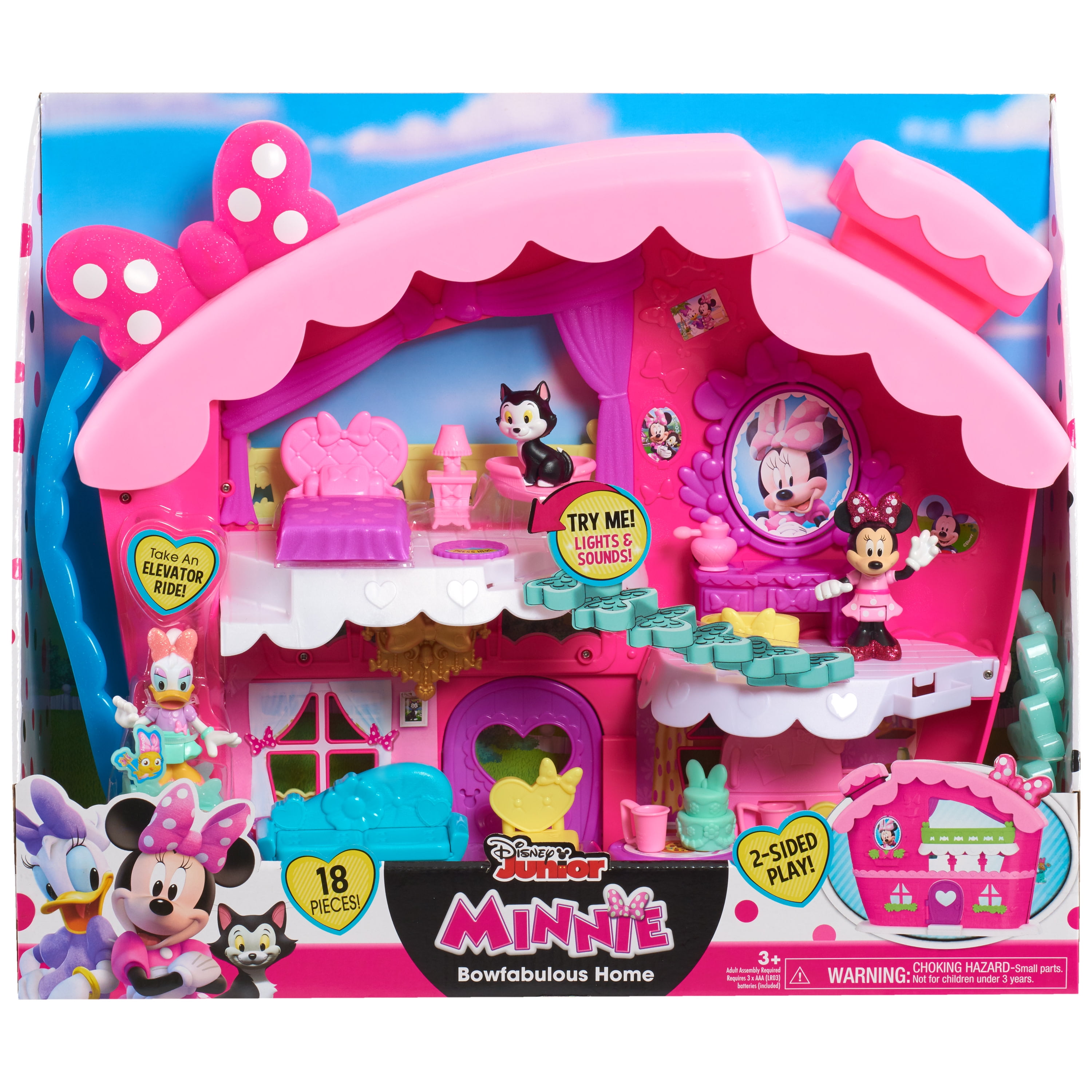 minnie mouse doll house walmart