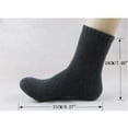 thumbnail image 2 of MZXELPRJD No Show Socks Womens Autumn Winter Heavy Wool Socks Solid Color Medium Tube Socks Thick Warm Hoop Socks Stockings Fluffy Towel Socks, Black Ankle Socks for Women Red, 2 of 4