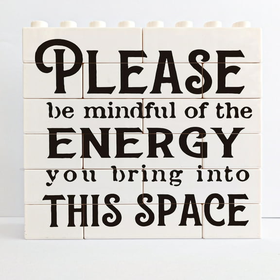 Desk Sign 4.7x5 Inch Inspirational Desk Decor Sign Energy You Bring Into This Space Decor Desk Sign For Home Office Classroom Shelf Table Decoration Cheer Up Gifts For Family Friend Coworker