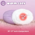 thumbnail image 3 of Kids Plush Fuzzy Slippers for Toddler Boys & Girls, Soft Warm Winter House Shoes, Non-Slip Thick Sole Bedroom Slides for Little Kid & Big Kid, 3 of 6