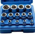 thumbnail image 4 of Juego de 14 Piezas de Enchufes Torx con Estrella e Hembra E4-E24 Tuerca de Inserción de Enchufe Hexagonal Externo e-Torx, 4 of 5