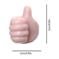 thumbnail image 3 of DJN Home & Garden Creative Thumb & Pinky Shaped Multi Functional Adhesive Hooks Cable Organizers Data Line Holders Finger Shaped Storage Fixators, 3 of 9