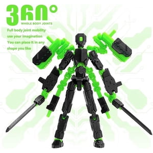 Ovzne Jeu de figures d'action 13 Action Figure Action Figure Robot mobile multi-articulaire Nova Décorations de bureau pour les amateurs de jeu Jouets sur la clairance
