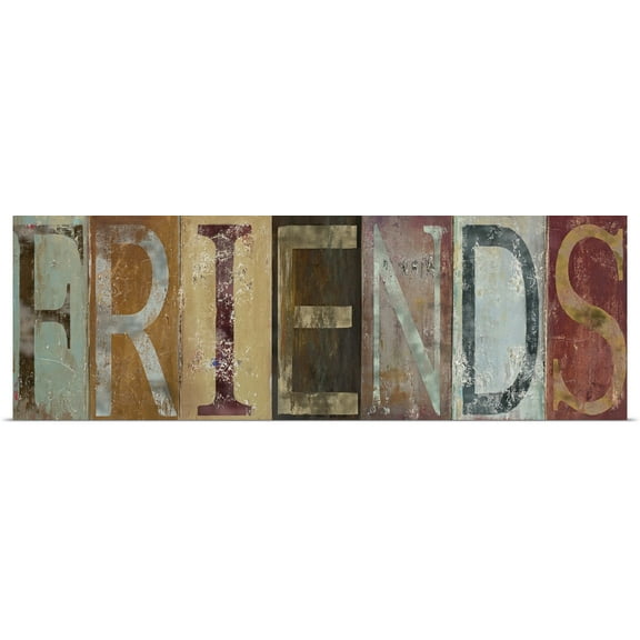 Great BIG Canvas | Rolled Patricia Pinto Poster Print entitled FRIENDS