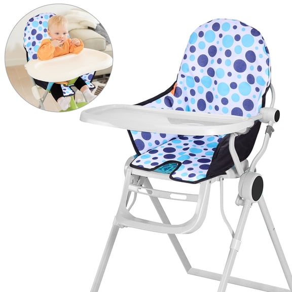 Niceauty Highchair Cushion Comfortable Fabric Blue 1Pack