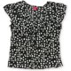 thumbnail image 1 of Blusa de lunares Sunny Leigh para mujer negro extragrande, 1 of 1