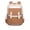 Khaki, variant on Elementary School Simple Style Backpack Cute Ears Accent Front Pocket Breathable Straps Multi Color Primary School School Daypack