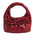 thumbnail image 3 of Bolso Mano para Mujer Con Correa Ajustable Lazo Cuero PU (Plata), 3 of 8