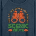 thumbnail image 3 of Mickey & Friends - Adventure Begins - Women's Lightweight French Terry Long Sleeve Shirt, 3 of 5