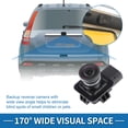 thumbnail image 3 of Cámara de visión trasera para Ford Escape y Ford Kuga 2013-2017, cámara de asistencia de estacionamiento, cámara de respaldo, reemplaza No.EV4T-19G490-CA/DV4T-19G490-AB, 3 of 7