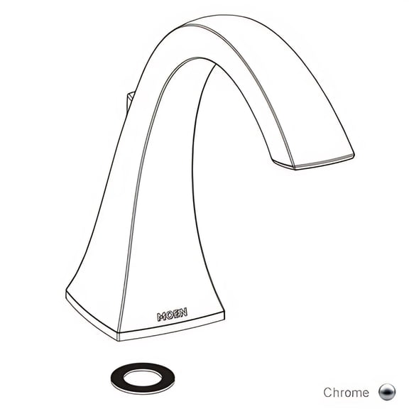 Moen 161947 Non Diverter Roman Tub Spout Kit - Chrome