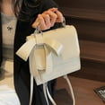 thumbnail image 3 of Korean Design 2025 Spring Backpack Wind College Commuter Bow Female Niche New Fashion Crossbody Bag, 3 of 10