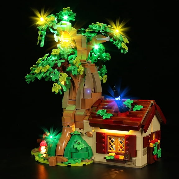 ‌LED Light Compatible with Legos 21326 Building Set, LED Light Kit for Legos 21326 Tree House Building Toy, Decoration Lights, No Building Model Kit