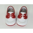 thumbnail image 3 of Napa White and Red Moc Pre-walker Shoes-Toddler Boy Shoes, 3 of 13