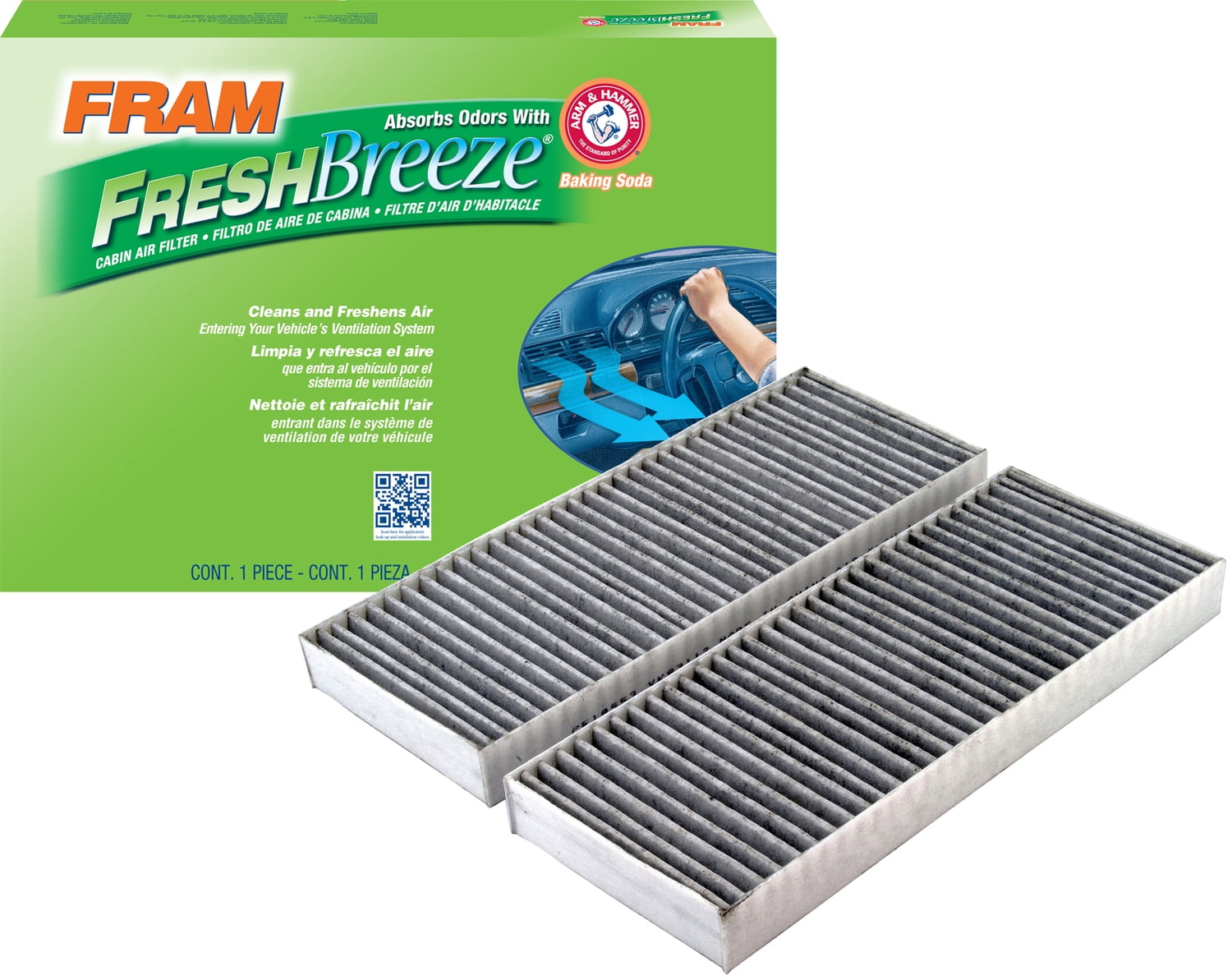 FRAM Fresh Breeze Cabin Air Filter, CF10553