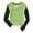 Green - 353, variant on Aeropostale Womens Colorblocked Sleeve Crew Knit Sweater, Blue, Juniors, Large