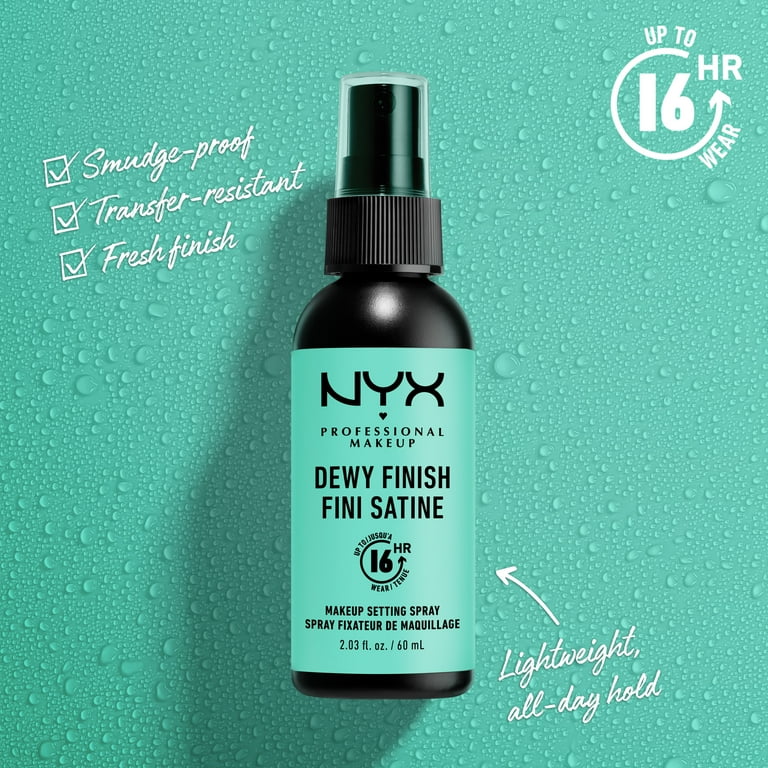 NYX Professional Makeup Dewy Finish Setting Spray, 2.03 fl oz photo 6