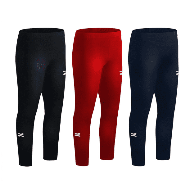 ZAPARI Licra Deportiva Larga Interior para niño, Mallas Deportivas para Hombre. Leggins de Compresió multicolor M