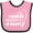 Pink and Black, variant on Inktastic I Hooked Mommy's Heart with Fishing Rod Boys or Girls Baby Bib