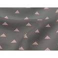 thumbnail image 4 of oneOone Viscose Jersey Light Gray Fabric Triangle Geometric Fabric For Sewing Printed Craft Fabric By The Yard 60 Inch Wide, 4 of 5
