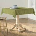 thumbnail image 2 of LA Linen Polyester Poplin Square Tablecloth, 58 by 58-Inch, Sage Dark, 2 of 2