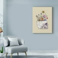 thumbnail image 3 of Trademark Fine Art 'Half Skull Flowers' Canvas Art by Rachel Caldwell, 3 of 3