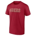 thumbnail image 2 of Men's-Fanatics  Scarlet San Francisco 49ers Big & Tall Number One Dad T-Shirt, 2 of 3