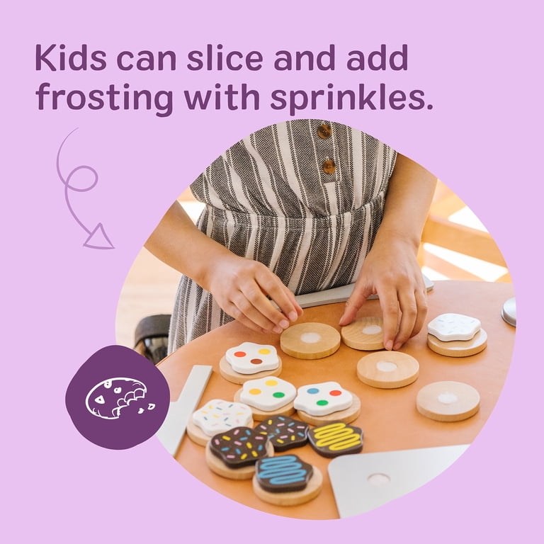 Free Shipping! Melissa & Doug Wooden Cookie Set with Sliceable