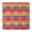 Colorful Geometric Pattern, variant on Red Black Checkerboard Checkered Pattern Square Fitted Tablecloth with Elastic Edge,Square Table Cover,Washable Elastic Table Cover for Home Kitchen Party Decor 34"x34"