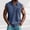 Dark Blue, variant on IROINNID Men's Sleeveless Collared Button Down Tank Top with Chest Pocket Solid Color Casual Summer Shirt Lightweight Breathable Gym Workout Sports Tee