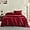 Burgundy, variant on Simple&Opulence 100% Supima Cotton Sheet Set 600 Thread Count for Twin XL Bed Sateen Weave Long Staple - Fitted and Flat Sheet with 1 Pillowcase - Luxury Hotel Quality 3PCS Bedding Sheets(White)