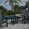 thumbnail image 3 of Clihome  HIPS Outdoor Double floor Resin Side Table Dark Grey, 3 of 5
