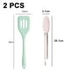 thumbnail image 2 of Juego de utensilios de cocina de silicona - El juego de herramientas de cocina incluye espátula de drenaje y clips para alimentos - 2 piezas, 2 of 5