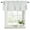 Green, variant on 2 Pack Valances for Window, Eucalyptus Leaves Short Curtains for Kitchen Bedroom Living Room, Pink Plaid Summer Botanical Rod Pocket Small Window Treatment Valance Drapes 42 x 12 Inch