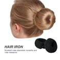 thumbnail image 4 of Vogacara Herramienta de rollo para mujer, anillo para el cabello, portátil, reutilizable, absorbente, elegante, para hacer moños, accesorios para el Cuidado del cabello Negro Vogacara CE012400-01B, 4 of 6