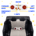 thumbnail image 5 of 2023 Mercedes Ride On Kids Car w/ Remote, Large 12V Battery Licensed Kid Car to Drive 3 Speeds, Soft Seat, MP3 Music, LED Lights, Rubber Tires, 5 of 7