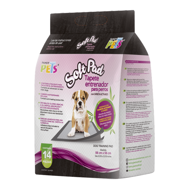 Tapete Entrenador Soft Pad C/Carbon Activado - 14 Pz Fancy Pets 14 pz