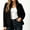 Black plus size fleece jacket a1, variant on Women Plus Size Fall Winter Long Sleeve Zipper Fleece Pullover Tops Casual Basic Blazers Jackets Warm Cozy Outwear Travel Clothes, White 2XL