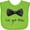 Apple Green, variant on Inktastic I've Got This Black Bow Tie with Wedding Ring Boys Baby Bib